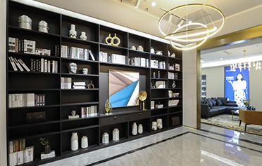 現(xiàn)代風(fēng)格開(kāi)放式電視柜設(shè)計(jì)效果圖